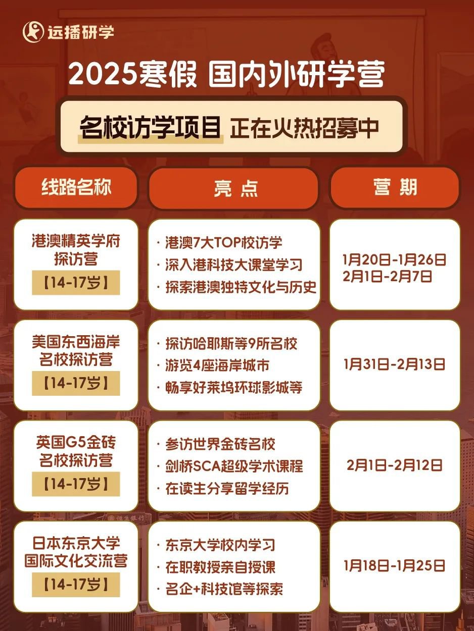 精英校訪學(xué)研學(xué)營